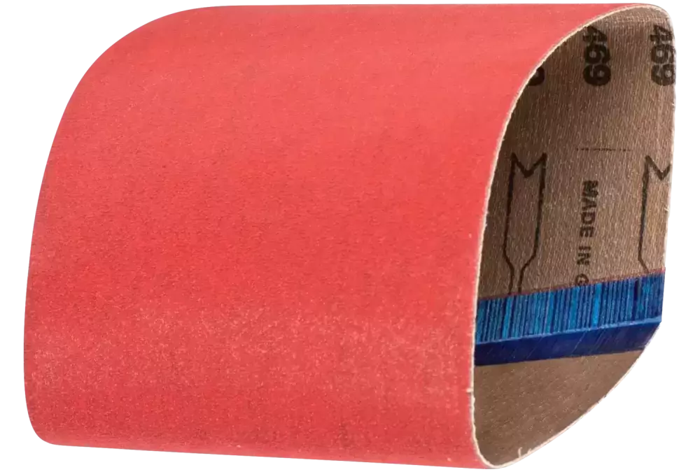 Taśma ścierna z ziarnem ceramicznym BA 100 × 282 mm CO-COOL120 do szlifowania stali nierdzewnej do walców Ø 90 × 100 mm 1