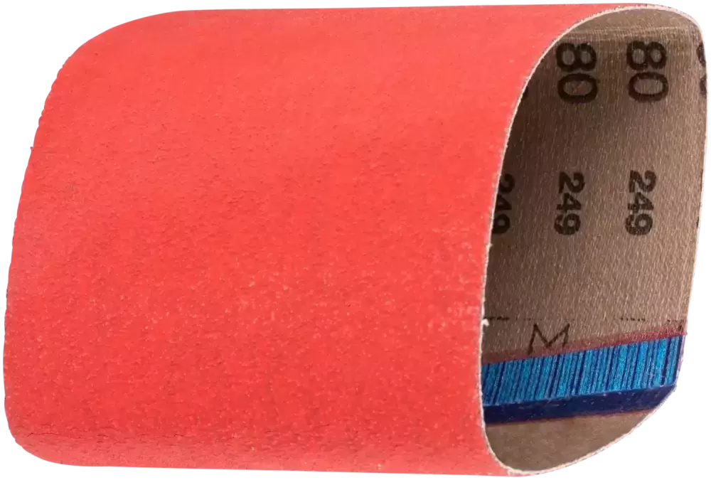 Taśma ścierna z ziarnem ceramicznym BA 100 × 282 mm CO-COOL80 do szlifowania stali nierdzewnej do walców Ø 90 × 100 mm 1