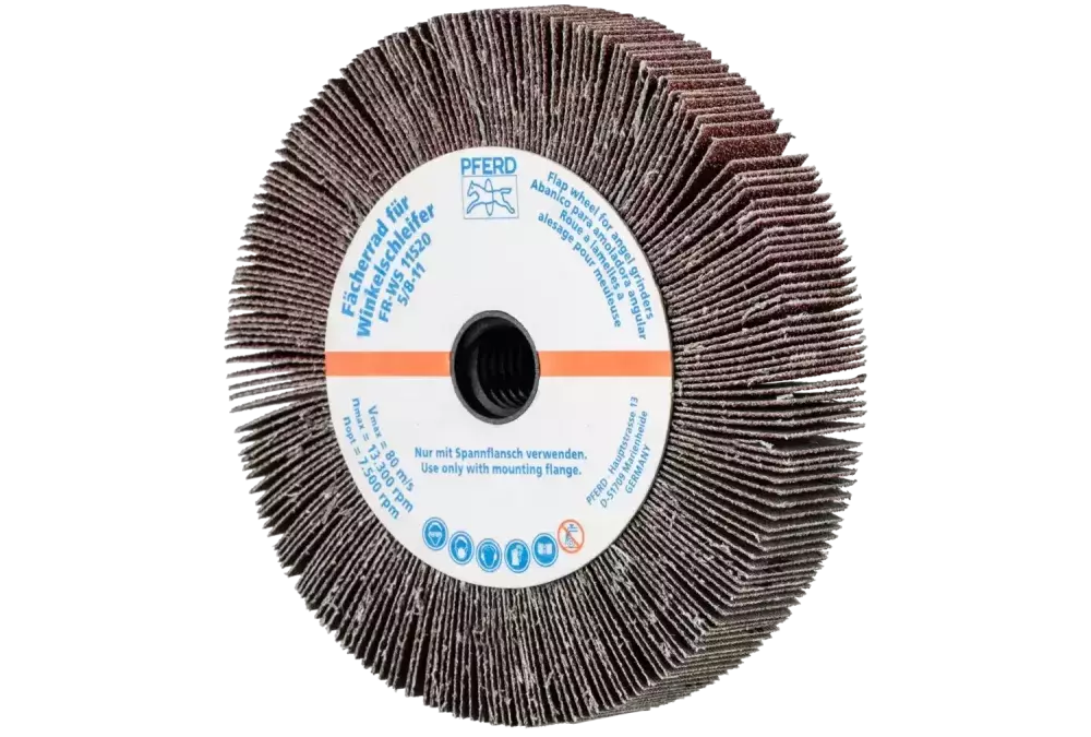 Ściernica listkowa do szlifierki kątowej FR WS Ø115 × 20 mm 5/8-11 A60 do uniwersalnego zastosowania 1