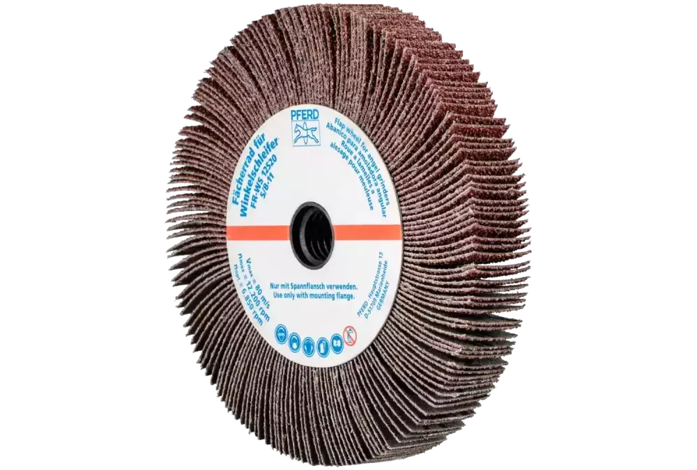 Ściernica listkowa do szlifierki kątowej FR WS Ø 125 × 20 mm 5/8-11 A40 do uniwersalnego zastosowania 1