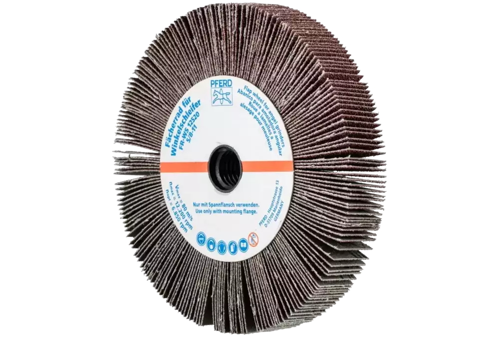 Ściernica listkowa do szlifierki kątowej FR WS Ø 125 × 20 mm 5/8-11 A60 do uniwersalnego zastosowania 1