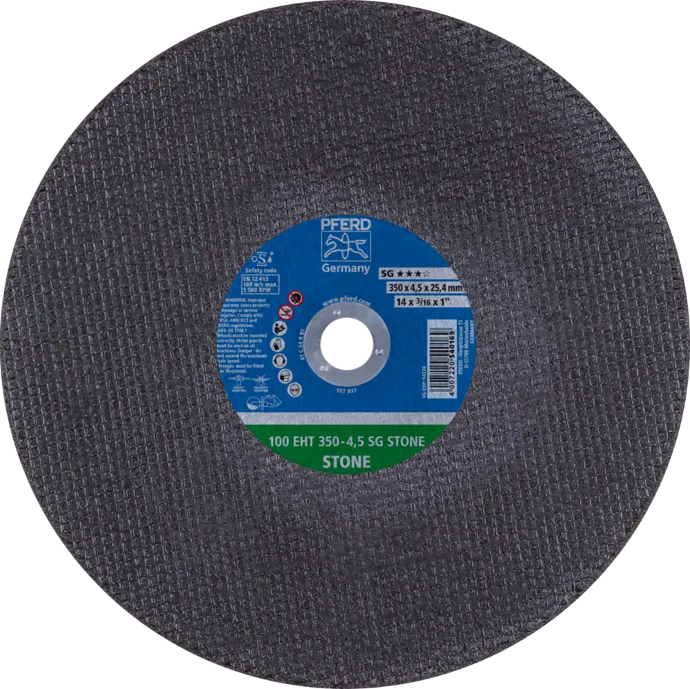 Tarcza do cięcia betonu 350x4,5x25,4 SG STONE płaska Pferd 61629525 1