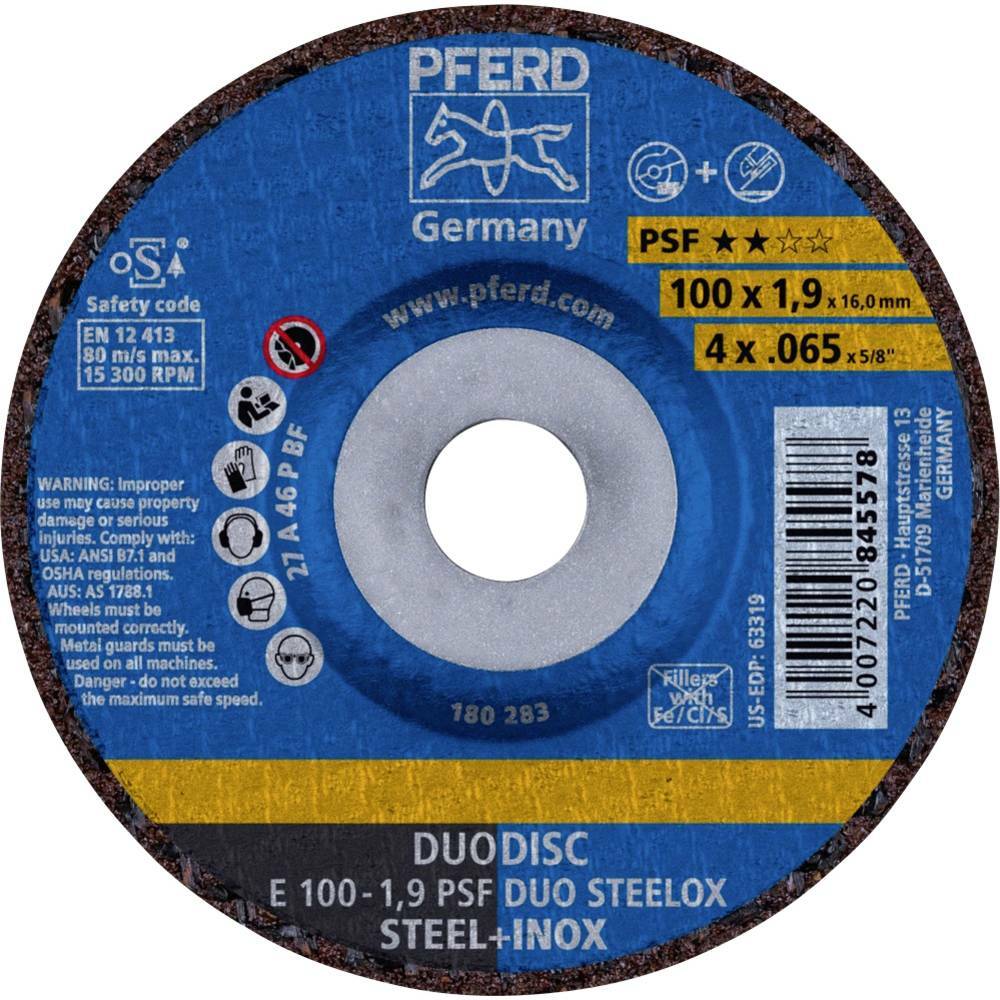 Tarcza do cięcia metalu 100x1,9x16 PSF DUO STEELOX wypukła Pferd 62010630 1