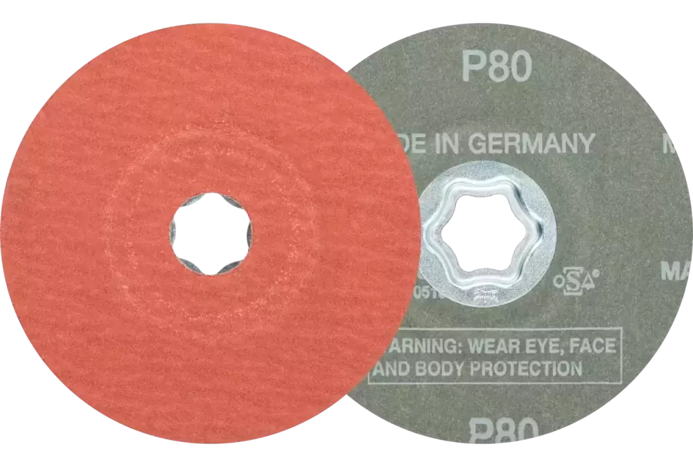 Tarcza fibrowa COMBICLICK korund Ø115 mm A-COOL80 do stali szlachetnej 1