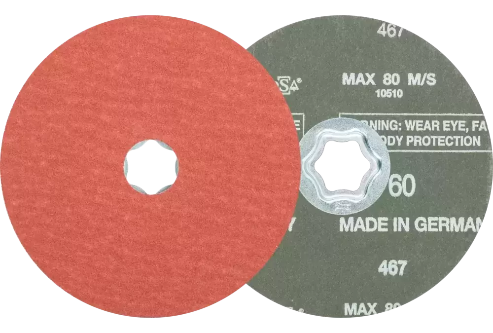 Tarcza fibrowa COMBICLICK korund Ø 125 mm A-COOL60 do stali szlachetnej 1