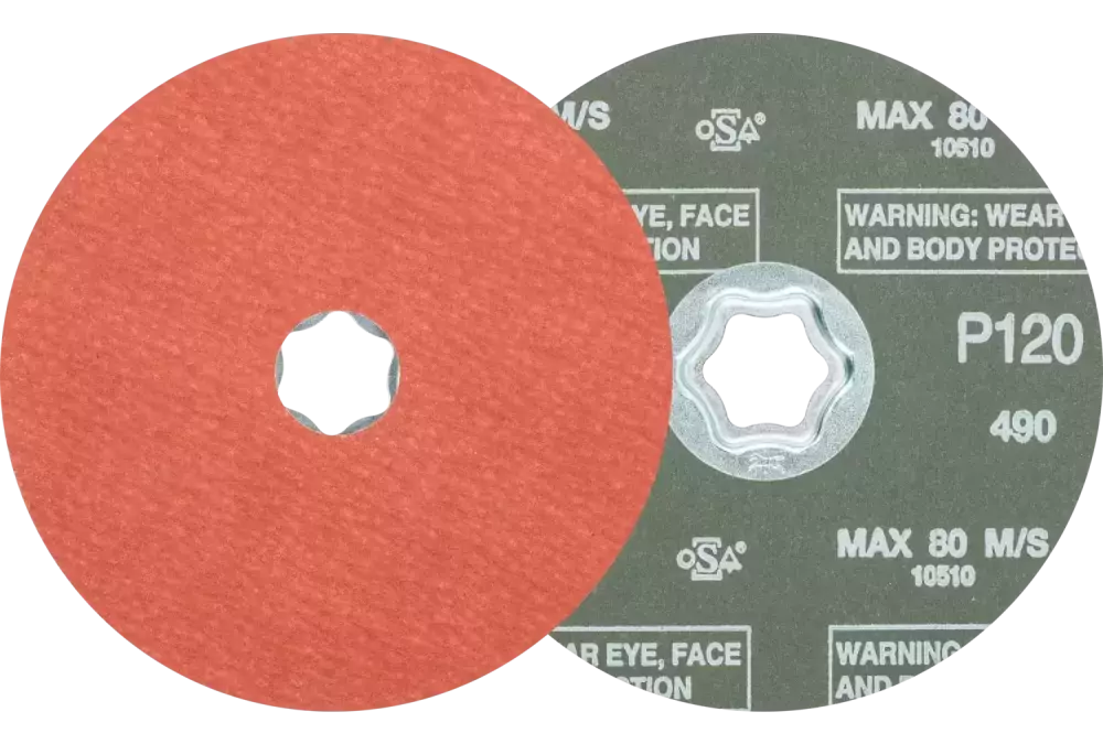 Tarcza fibrowa COMBICLICK korund Ø 125 mm A-COOL120 do stali szlachetnej 1