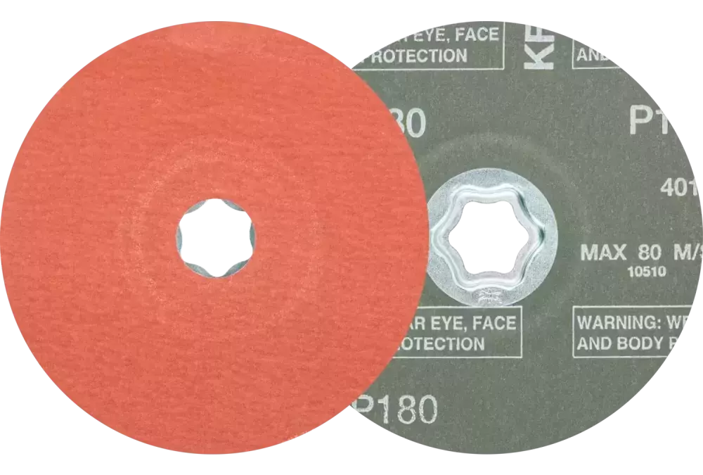 Tarcza fibrowa COMBICLICK korund Ø 125 mm A-COOL180 do stali szlachetnej 1