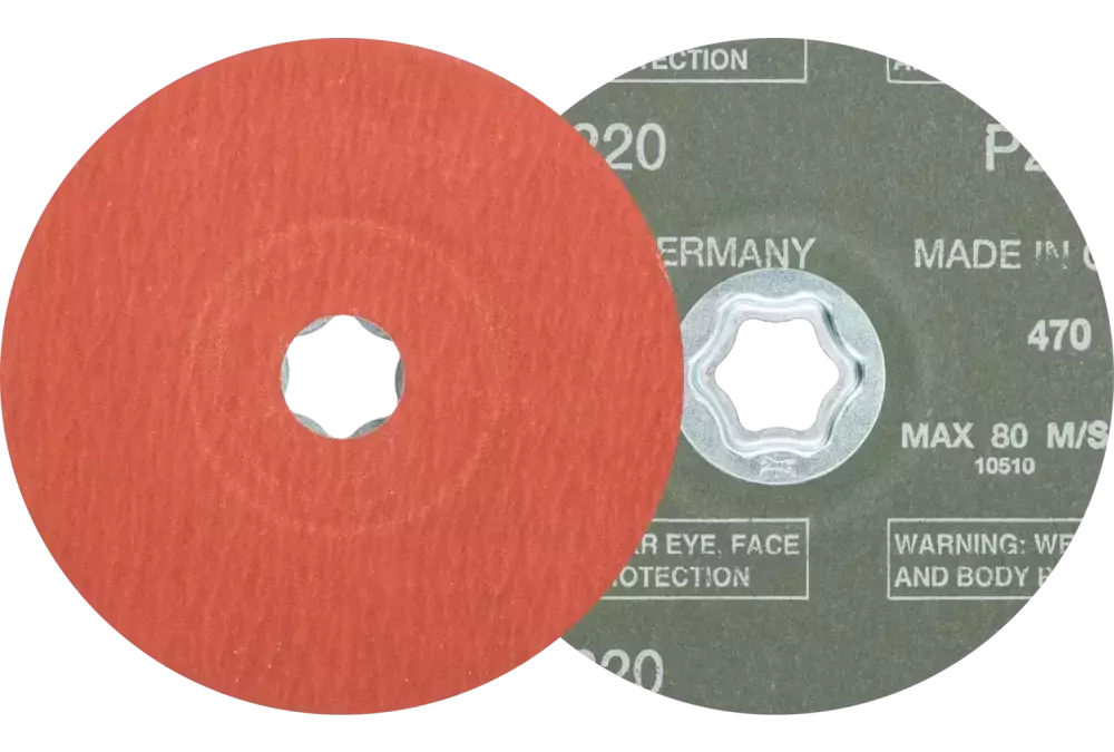 Tarcza fibrowa COMBICLICK korund Ø 125 mm A-COOL220 do stali szlachetnej 1