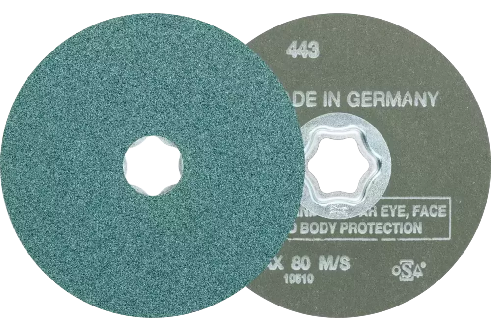 Tarcza włókninowa cyrkon COMBICLICK Ø115 mm Z60 do szlifu zgrubnego na stali 1