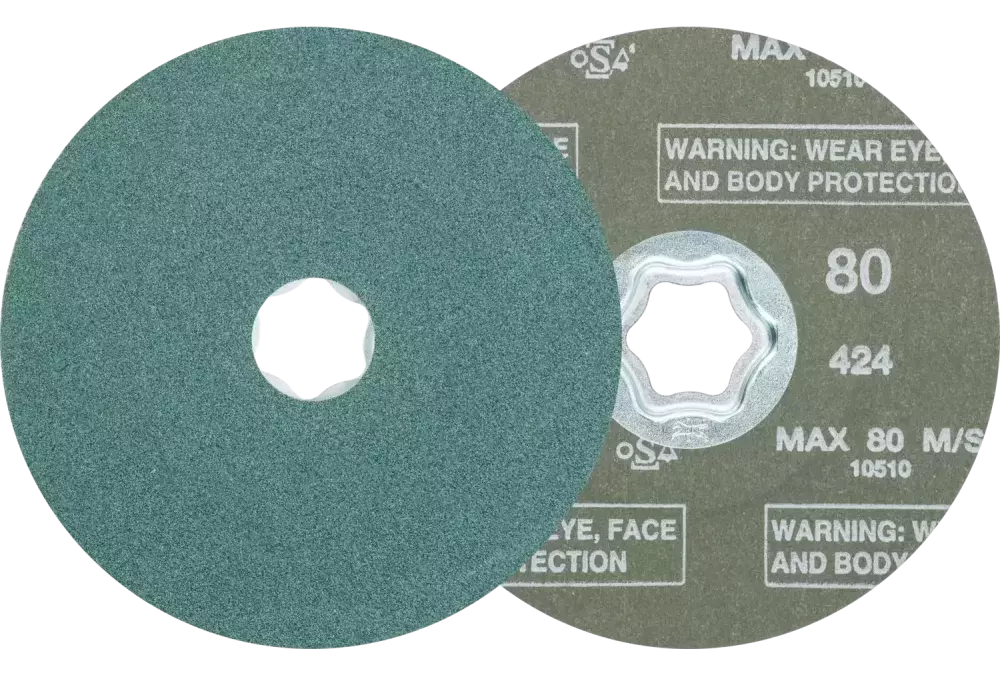 Tarcza włókninowa cyrkon COMBICLICK Ø115 mm Z80 do szlifu zgrubnego na stali 1