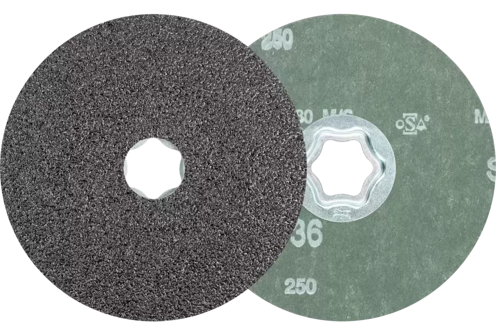 Tarcza fibrowa COMBICLICK SiC Ø115 mm SIC36 do twardych metali nieżelaznych 1