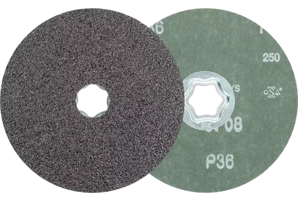 Tarcza fibrowa COMBICLICK SiC Ø 125 mm SIC36 do twardych metali nieżelaznych 1