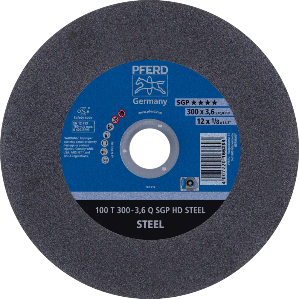 Tarcza do cięcia metalu 300x3,5x40 SGP HD STEEL średnio twarda płaska Pferd 66323140 1