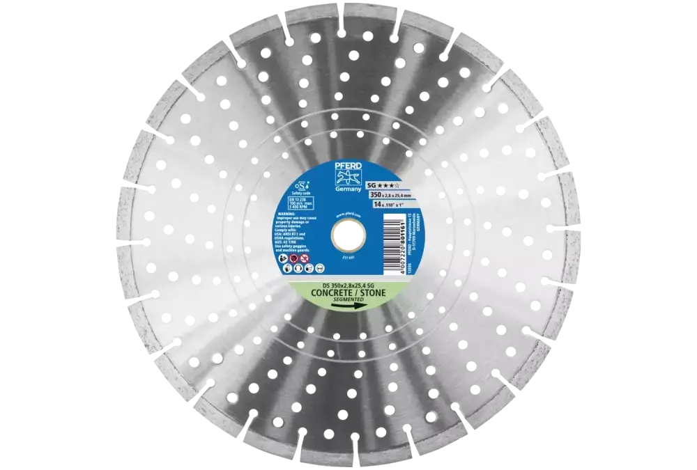 Diamentowa ściernica do przecinania DS 350 × 2,8 × 25,4 mm SG do szybkiego cięcia kamienia i betonu 1