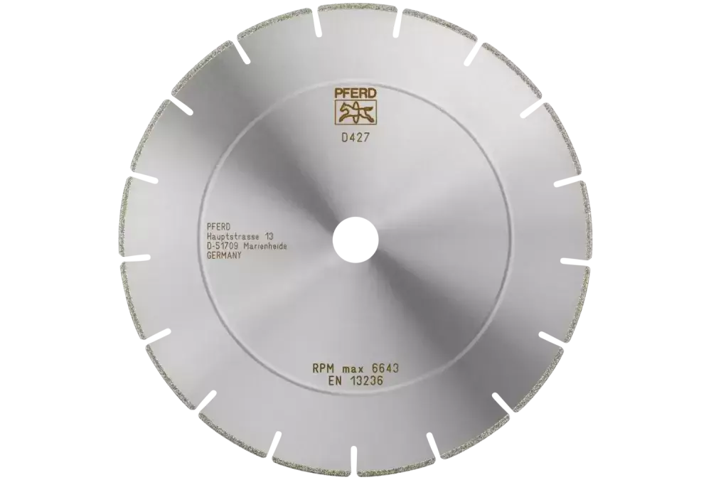 Diamentowa ściernica do przecinania D1A1R 230 x 2,5 x 22,23 mm D427 (zgrubna) segmentowana do TWS/CFRP 1