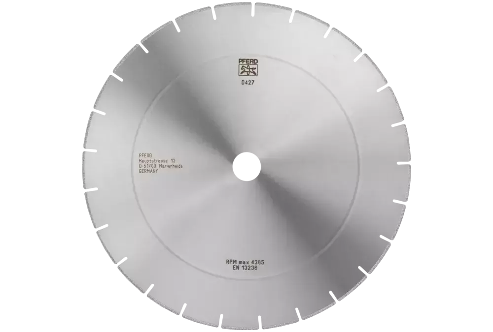 Diamentowa ściernica do przecinania D1A1R 350 × 2,8 × 30,0 mm D427 (zgrubna) segmentowana do TWS/CFRP 1