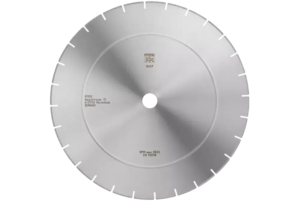 Diamentowa ściernica do przecinania D1A1R 400 × 3,8 × 30,0 mm D427 (zgrubna) segmentowana do TWS/CFRP 1