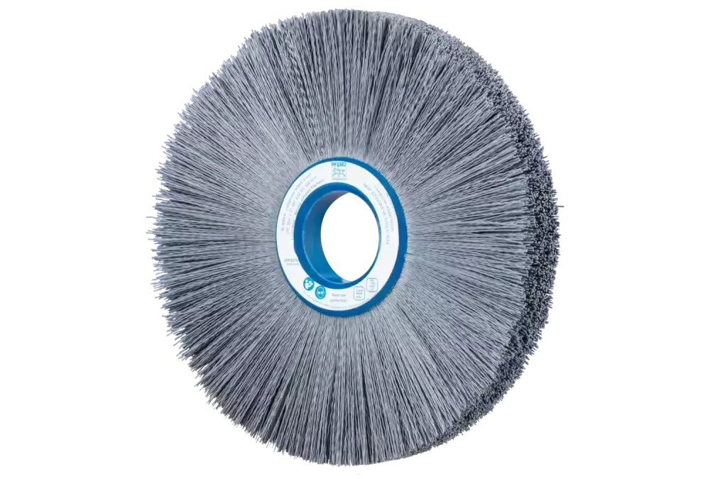 SZCZOTKI KOMPOZYTOWE tarczowe FLEX RBUP Ø 250 × 25 × 50,8 mm włókno SiC do otworu Ø 0,55 mm, ziarno 320, stacjonarne 1