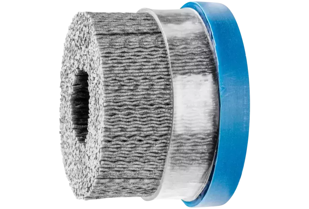 SZCZOTKI KOMPOZYTOWE talerzowe DBUR Ø 76 × 22,2 mm włókno SiC do otworu Ø 1,10 mm, ziarno 120, stacjonarne 1