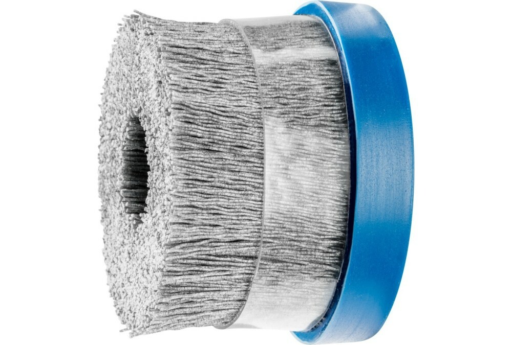 SZCZOTKI KOMPOZYTOWE talerzowe DBUR Ø 76 x 22,2 mm włókno SiC do otworu Ø 0,55 mm, ziarno 120, stacjonarne 1