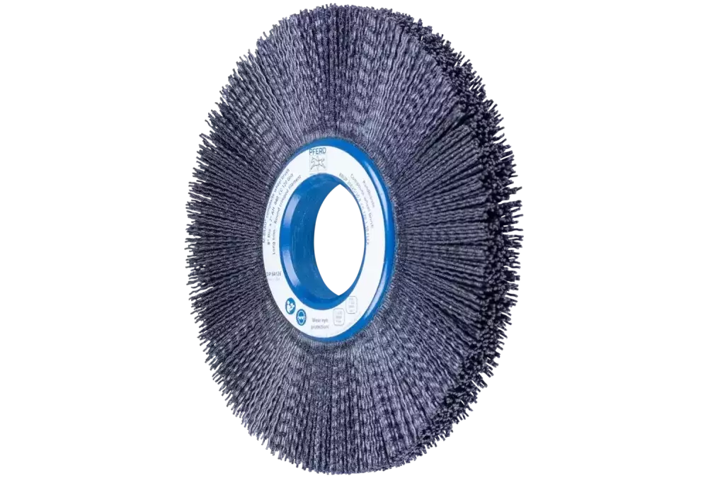 SZCZOTKI KOMPOZYTOWE tarczowe FLEX RBUP Ø 200 x 13 x 50,8 mm włókno ceramiczne Ø 1,10 mm, ziarno 120, stacjonarne 1