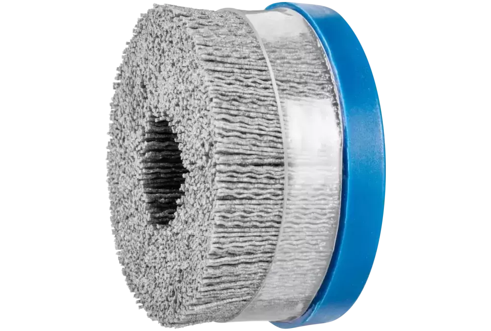 SZCZOTKI KOMPOZYTOWE talerzowe DBUR Ø 100 x 22,2 mm włókno SiC do otworu Ø 1,10 mm, ziarno 80, stacjonarne 1
