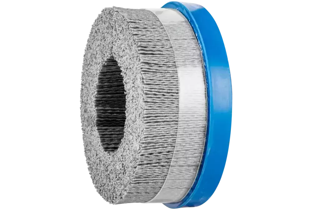 SZCZOTKI KOMPOZYTOWE talerzowe DBUR Ø 125 × 22,2 mm włókno SiC do otworu Ø 1,10 mm, ziarno 120, stacjonarne 1