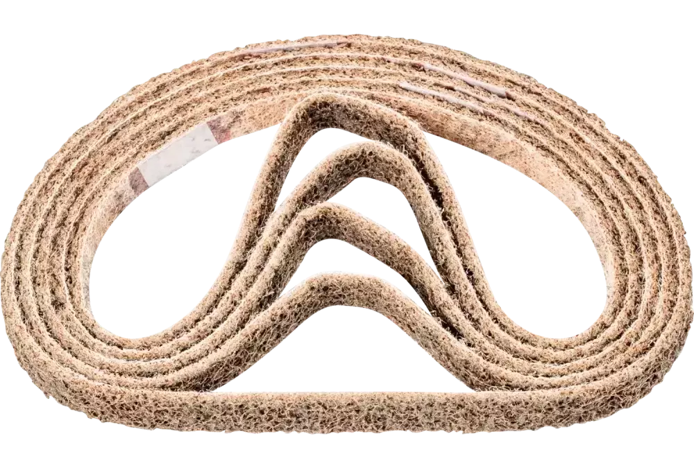 Taśma ścierna włókninowa VB 12 × 520 mm A100 G do szlifu dokładnego i wykończeniowego za pomocą szlifierki taśmowej 1
