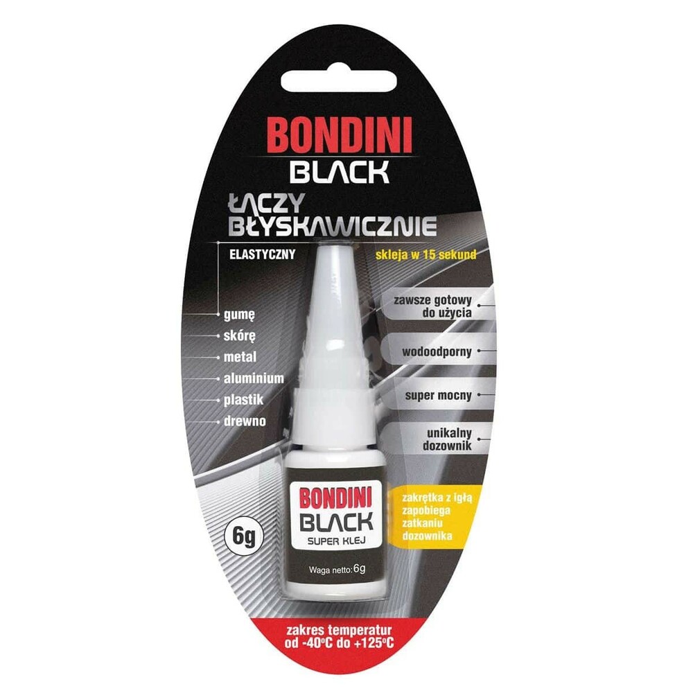 Klej Bondini Plus Czarny 6g BONDINI 1
