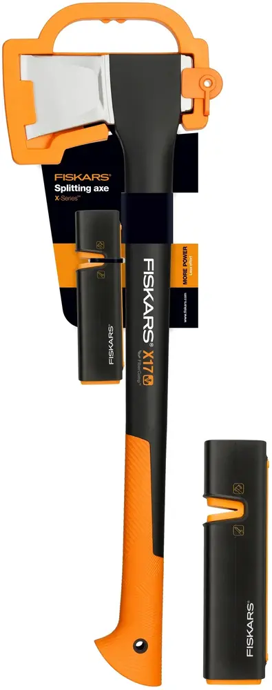 Siekiera X17 rozłupująca 122463 + otrzałka Fiskars 1