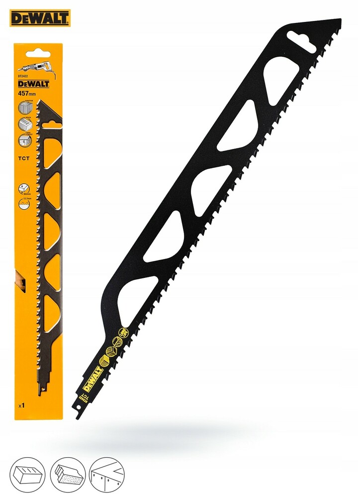 Brzeszczot do gazobetonu  457x12.7mm  DT 2422 1