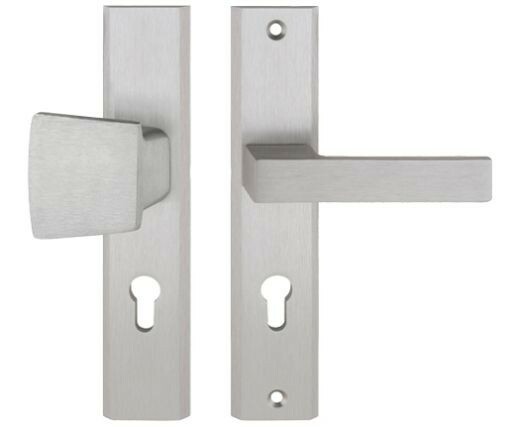 Klamka-uchwyt do drzwi K-U 72WB TOTAL Metal Bud inox lewa 1
