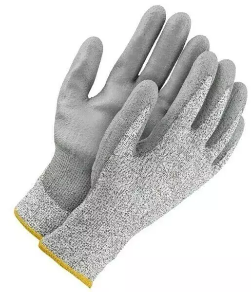 Rękawice antyprzecięciowe powlekane OX-STEEL-PU BWS 8 1