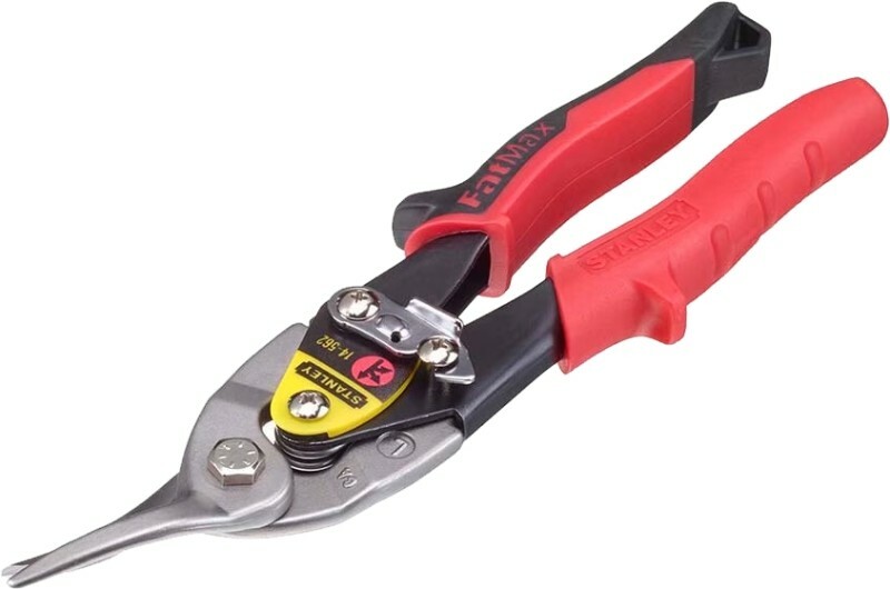 Nożyce lewe do blachy odgięte 250mm STANLEY® FATMAX® czerwone 1