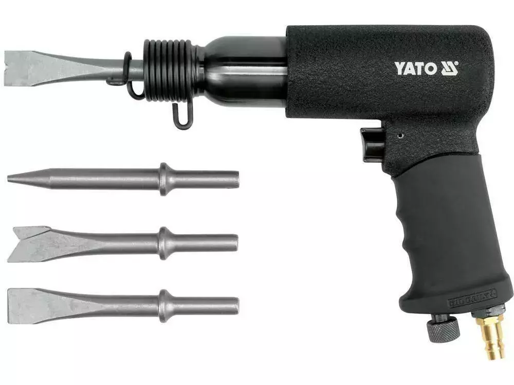 Młotek pneumatyczny YT-0990 + 4 dłuta 280L/M YATO 1