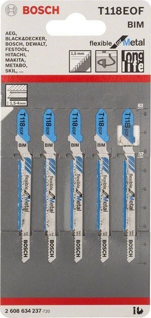 BOSCH brzeszczot T118EOF 1