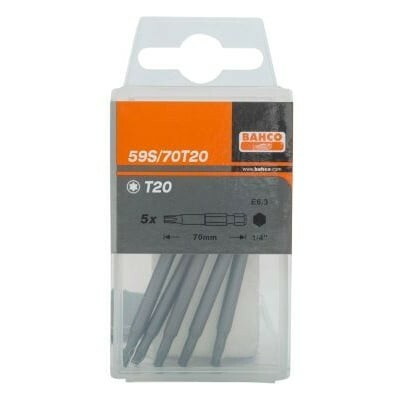 BAHCO Bit TORX T20 L-70mm 1