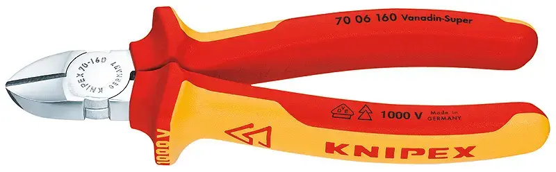 Szczypce tnące boczne 140 mm 1000V chrom KNIPEX 1