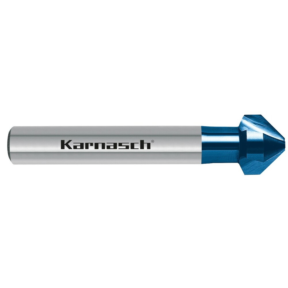 Pogłębiacz stożkowy 23mm 90° HSS-XE z powłoką BLUE-TEC uchwyt 3-fazowany DIN 335 Karnasch 201745200 1