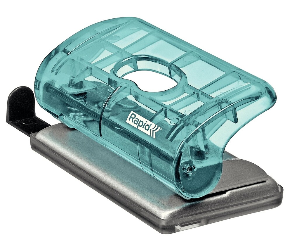 Dziurkacz biurowy mini Rapid Colour'Ice FC5 niebieski 1