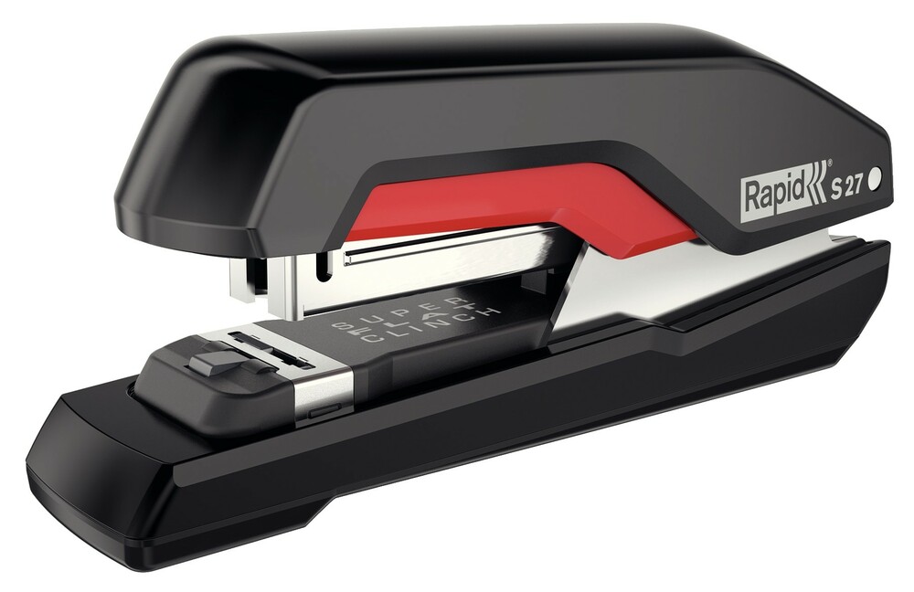 Zszywacz biurowy Rapid Supreme Omnipress S27 czarno-czerwony 1