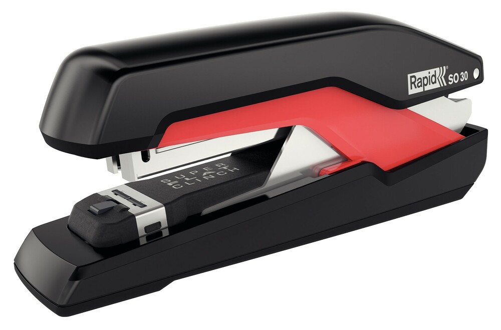 Zszywacz biurowy FS Rapid Supreme Omnipress SO30 czarno-czerwony 1