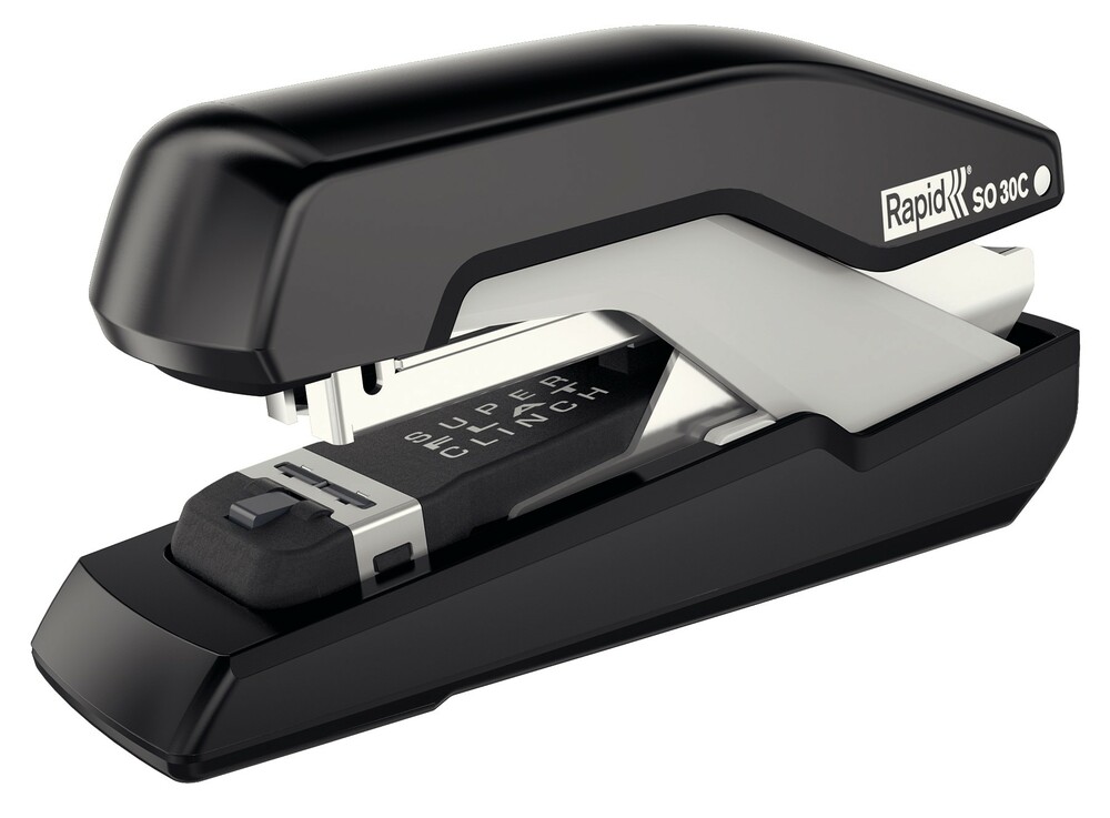 Zszywacz biurowy HS Rapid Supreme Omnipress SO30c czarno-szary 1