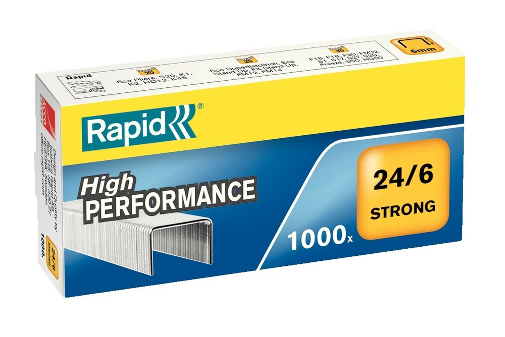 Zszywki Rapid Strong 24/6 1M 1000 szt 1