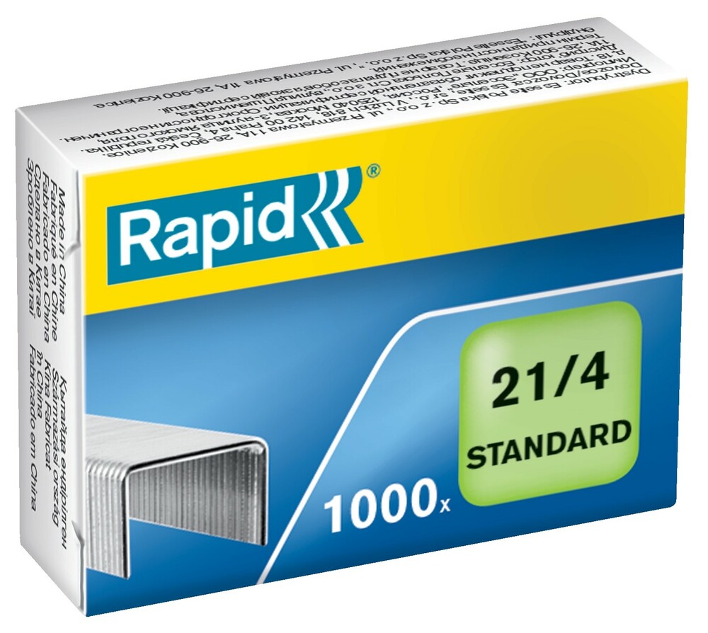 Zszywki Rapid Standard 21/4 1M 1000 szt 1