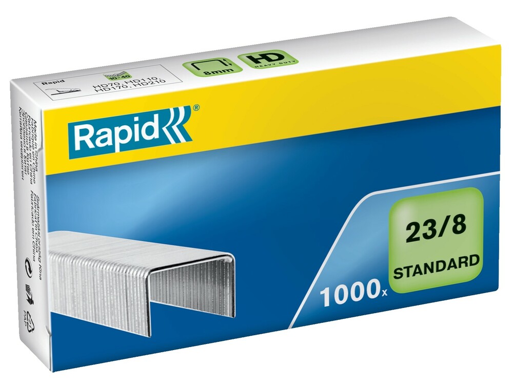 Zszywki Rapid Standard 23/8 1M 1000 szt 1