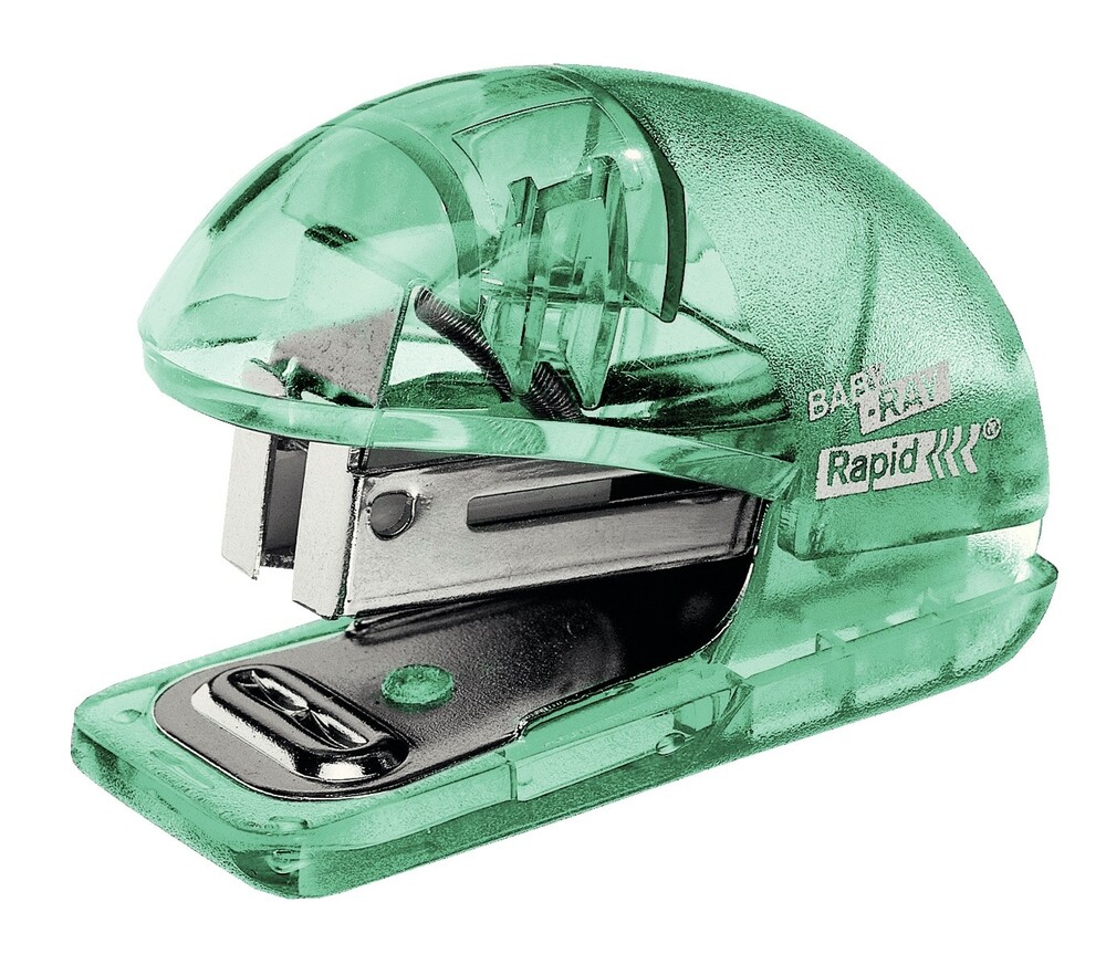 Zszywacz biurowy mini Rapid Colour'Ice F4 zielony 1