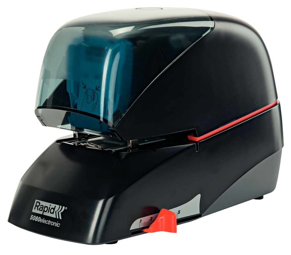 Zszywacz biurowy elektryczny Supreme 5080e Rapid czarny 1