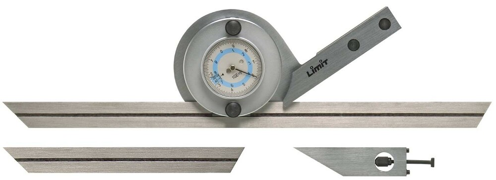 Kątomierz tarczowy - kątownik precyzyjny Limit 1