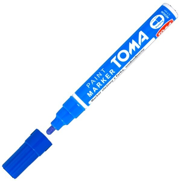 Marker olejowy 440 NIEBIESKI TOMA 1